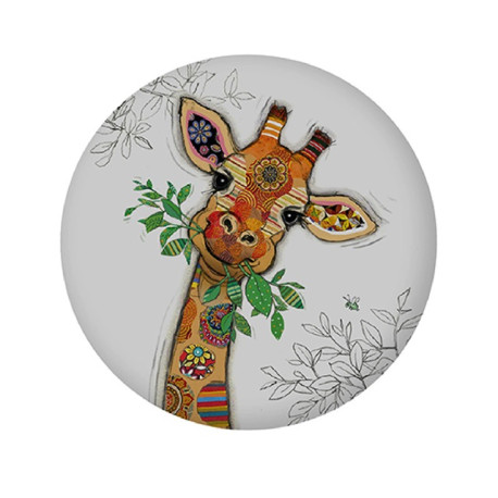 MAGNET ROND KOOK GIRAFE