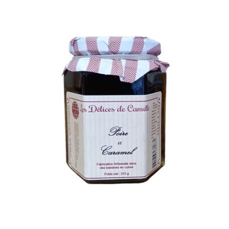 Confiture de Poire Caramel - Pot de 310g