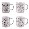 Coffret 4 Mugs Bucolique 35cL