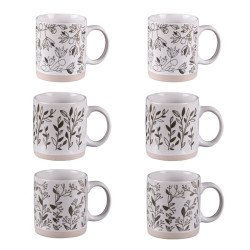 Coffret 6 Mugs Bucolique 18cL