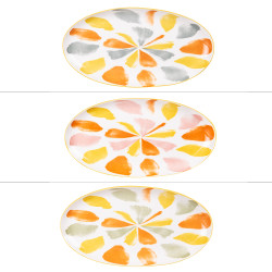 Plat ovale Canaries 35,5x19cm