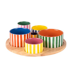 Service apéritif 6 pièces...