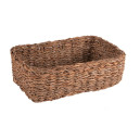 Panier rectangulaire en jonc de mer 30cm