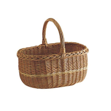 Panier à provisions en osier