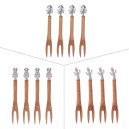 Set de 4 piques Acacia tropical