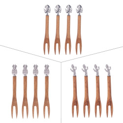 Set de 4 piques Acacia...