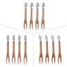 Set de 4 piques Acacia tropical