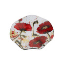 Plat Rond Coquelicots