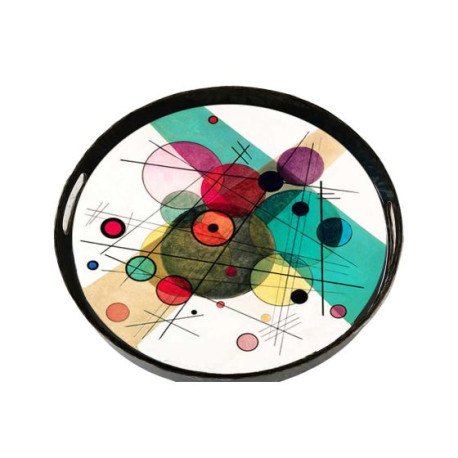 Plateau Rond Encerclés Kandinsky