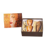 Coffret 2 Tasses 250mL + Soucoupes - "Larmes d'or" Klimt