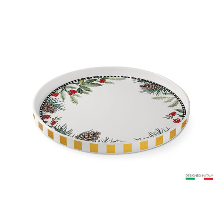 Plat Rond Décors Noël GM