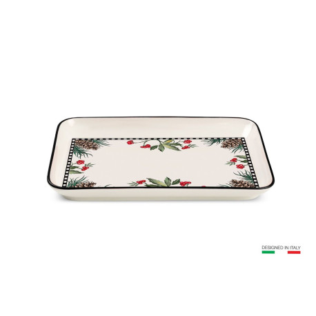 Plat Rectangle Décors Noël MM