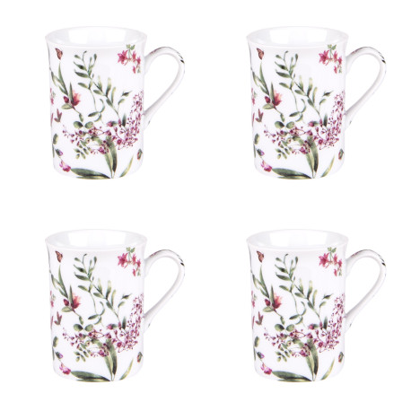 Coffret de 4 Mugs 35cL Champêtre