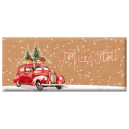 Tablette Chocolat au Lait 30g "Joyeux Noël Voiture"