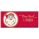 Tablette Chocolat au Lait 30g "Père Noël à Croquer"