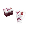 Mug XL 500mL "Sakura Rose-Catitudes" - de M. Robertson