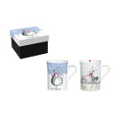 Coffret 2 Mugs 300mL Love Duo Catitudes de M.Robertson