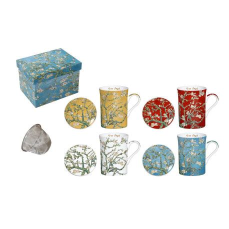 Coffret Tisanière "Les Amandiers" de Van Gogh