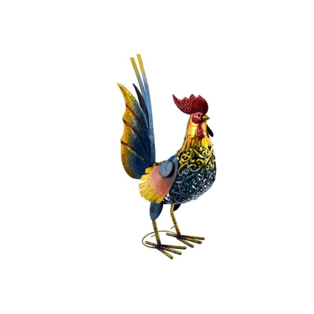 Coq Métal GM Gris/Orange Histoire de Fer