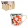 Mug XL Conique 430mL Encyclopedia Fleurs Papillons Jaune
